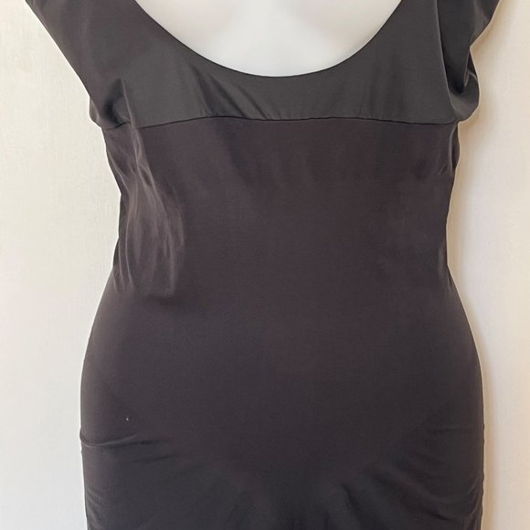 NWT SPANX OPEN BUST MID-THIGH SHAPER BODY SUIT PLUS SIZE 3X - Picture 9 of 16